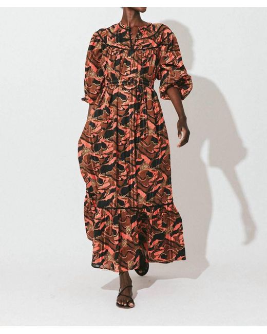 Cleobella Brown Sabine Midi Dress