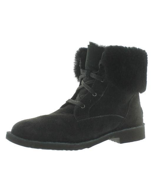 Ugg Black Weylyn Suede Winter & Snow Boots