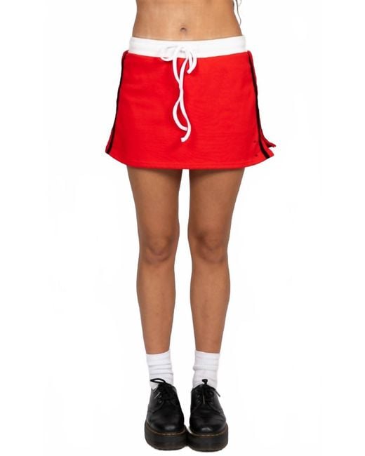 Rusty Red Lucy Mini Skort