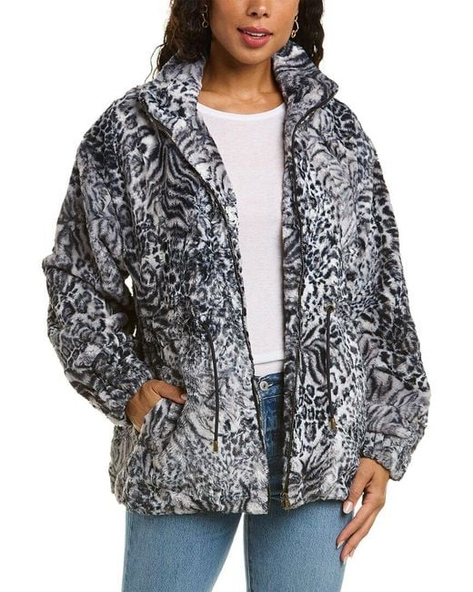 Johnny Was Black Drawstring Silk-Lined Jacket
