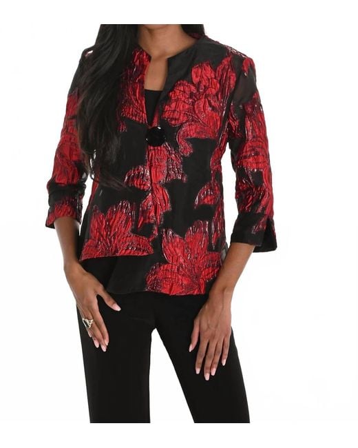 FRANK LYMAN Red Woven Jacket