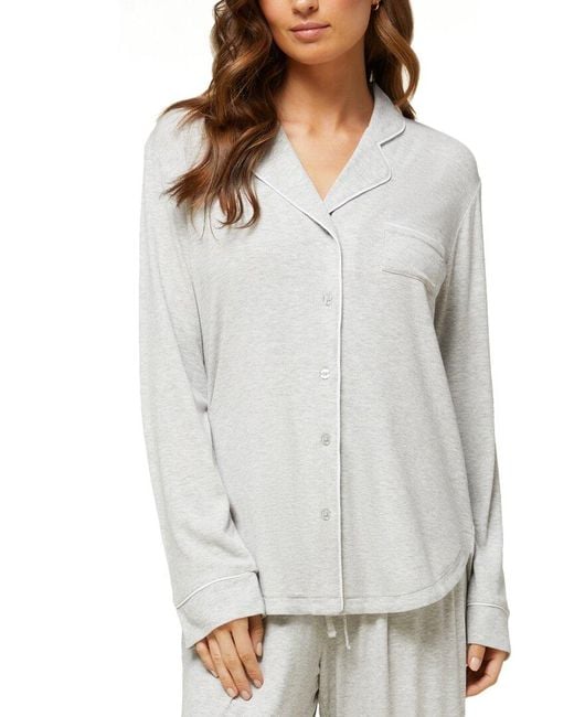 Rachel Parcell Gray Pajama Top