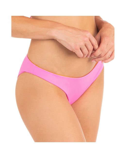 Hurley Purple Reversible Solid Swim Bottom Separates