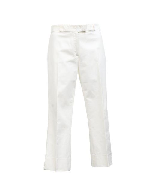 Joseph White Bing Court Light Gabardine Stretch Trousers