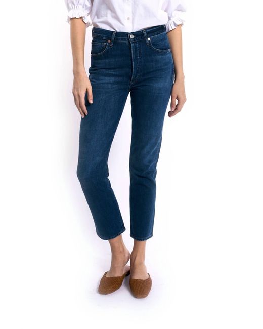 Citizens of Humanity Blue Charlotte Straight Jean