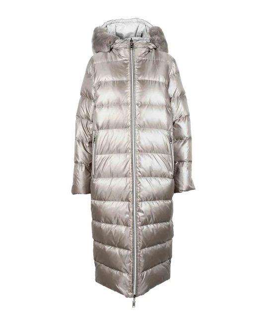 Diego M White Short Down Jacket