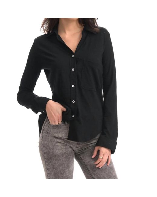 Chrldr Black Amrat Jersey Top