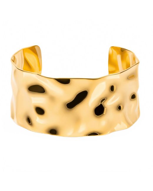 Ellie Vail Metallic Roxi Hammered Cuff Bracelet