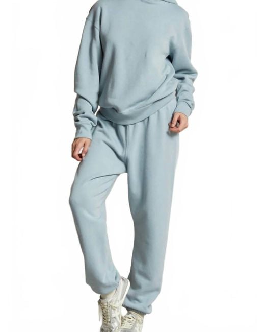 PERFECTWHITETEE Blue Stevie Fleece Easy Sweatpants
