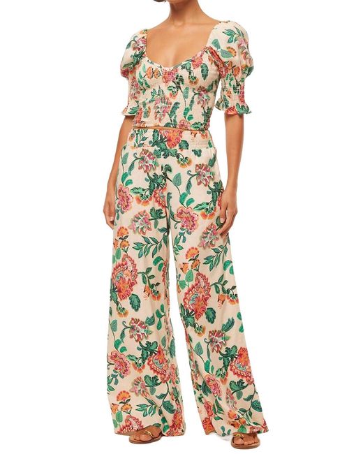 MISA Los Angles White Calla Top
