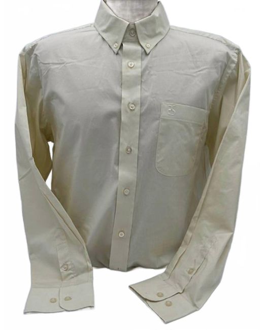 Panhandle Gray Solid Button Down Shirt for men