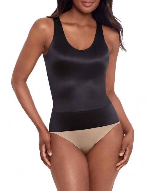 Miraclesuit Blue Back Wrap Shaping Tank