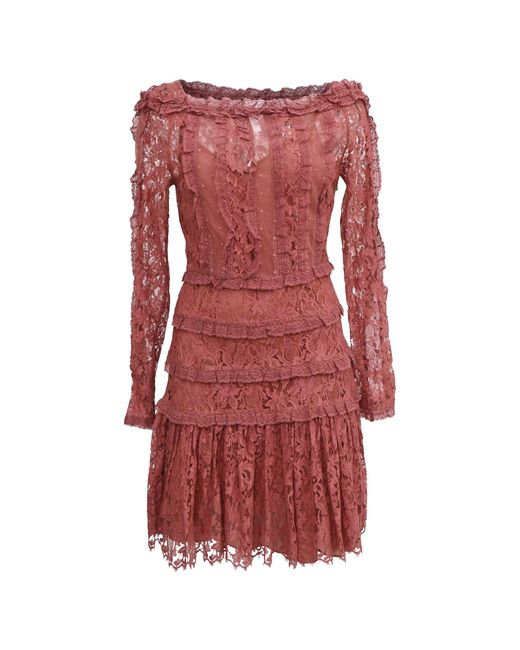 Zimmermann Women's Red Lace Mini Dress - www.disolcolor.com Zimmermann Women's Red Lace Mini Dress - www.disolcolor.com