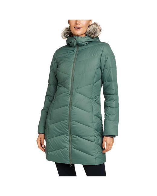 Eddie Bauer Classic Down Parka in Green Lyst