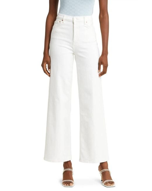 Rails White Getty Wide Leg Jean