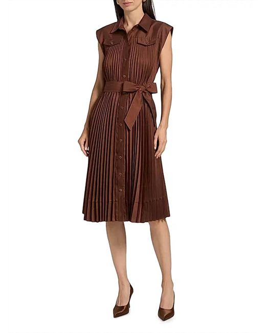 deep v brown dress Brown Long Sleeve Mini Dress Deep V Ruched A-Line Dress – ZINNTRA
