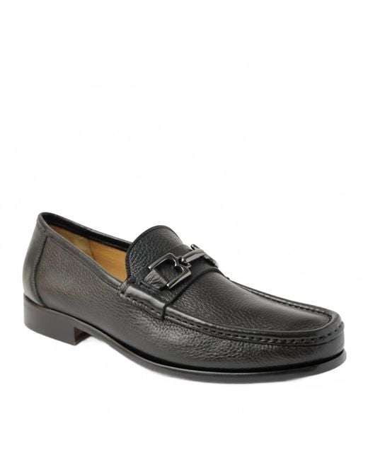 Bruno Magli Men's Black Trieste Dress Loafers Shoes