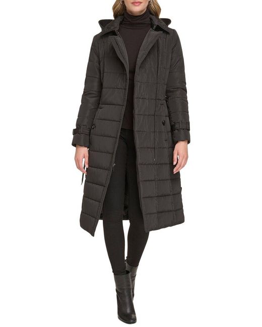 Kenneth Cole Black Trench Coat
