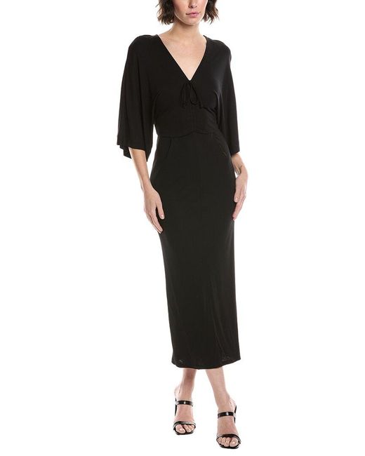 knee length dresses for ladies Valerie Midi Dress- Fuchsia L main image 0