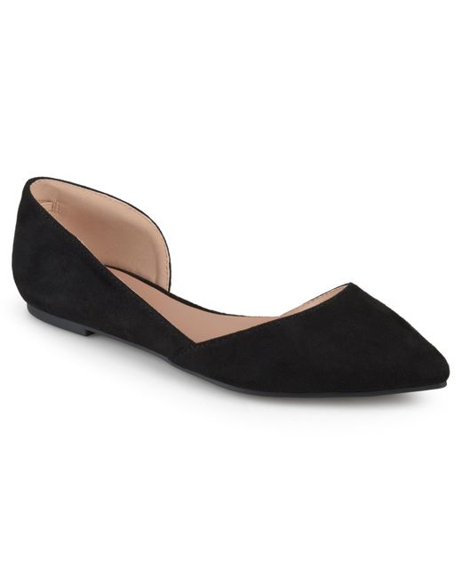 Journee Collection Black Collection Ester Flat