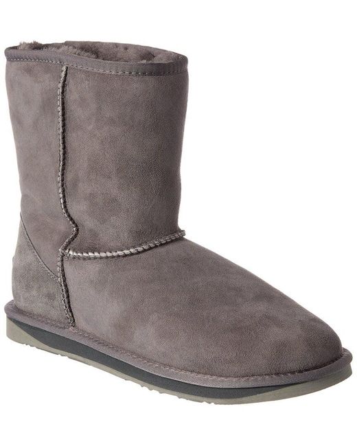 Australia Luxe Cosy Short Suede Boot in Gray for Men Lyst