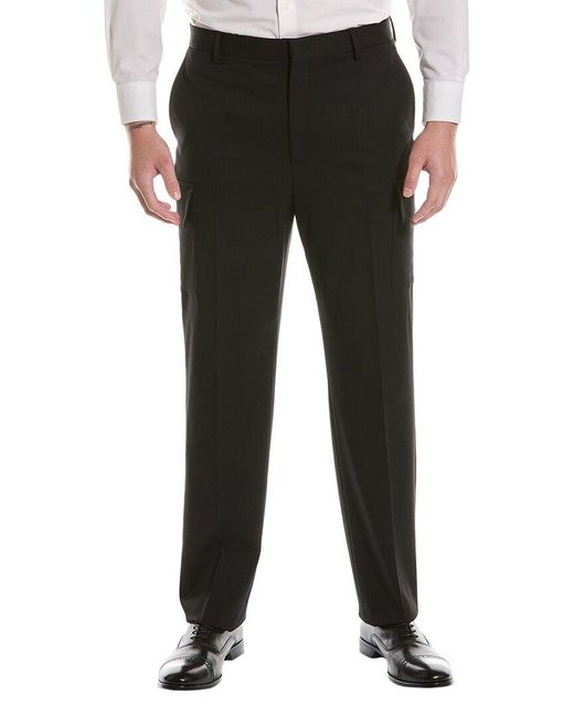 Valentino Black Wool-blend Pant for men