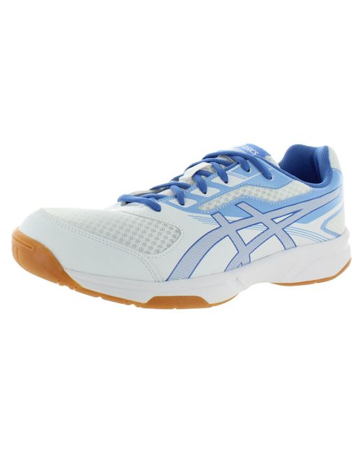 Asics Upcourt 2 Low Top Non Marking Sole Volleyball Shoes in Blue Lyst