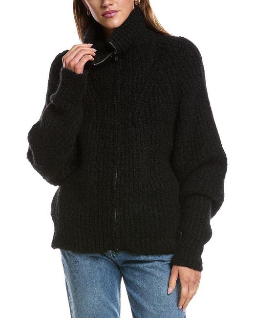 IRO Black Elida Mohair-Blend Sweater