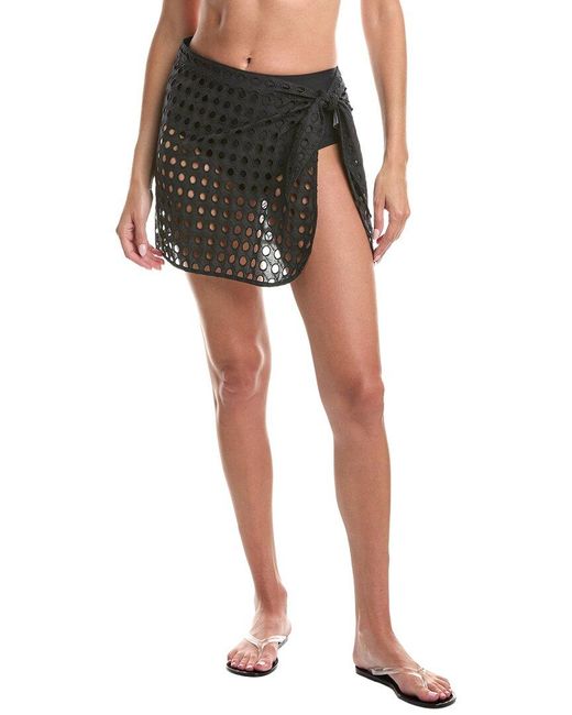 Solid & Striped Black The Mini Wrap Pareo