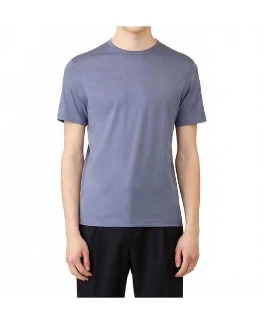 Sunspel Blue Classic T-Shirt for men