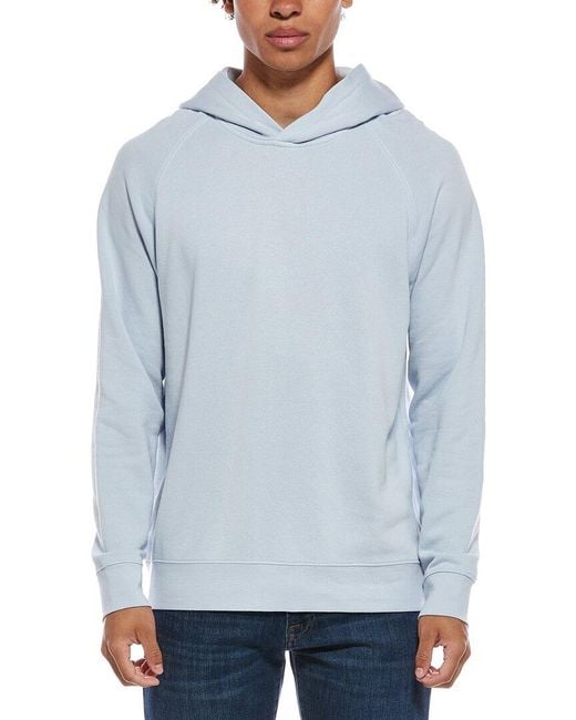 Vince Men's Blue Popover Hoodie