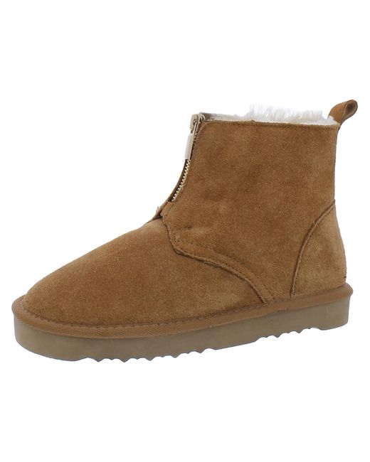 Style & Co. Brown Short Warm Ankle Boots