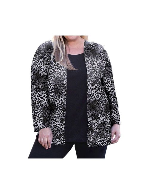 On The Plus Side Black Layla Twofer Top