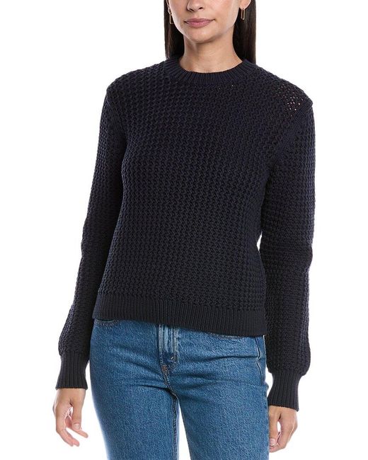 Theory Rickrack Stitch Sweater in Blue | Lyst