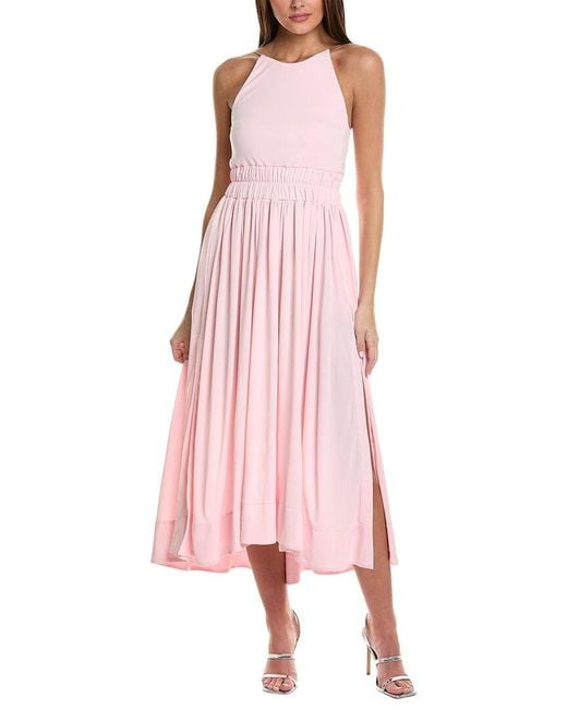 3.1 Phillip Lim Pink Shirred Dress