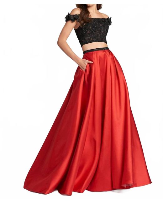 Ellie Wilde Prom Dress in Red | Lyst