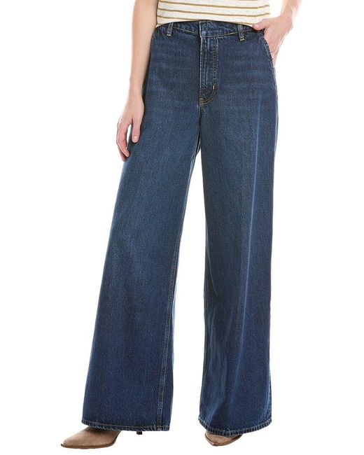 FRAME Blue The Wide Blindspot Trouser Jean