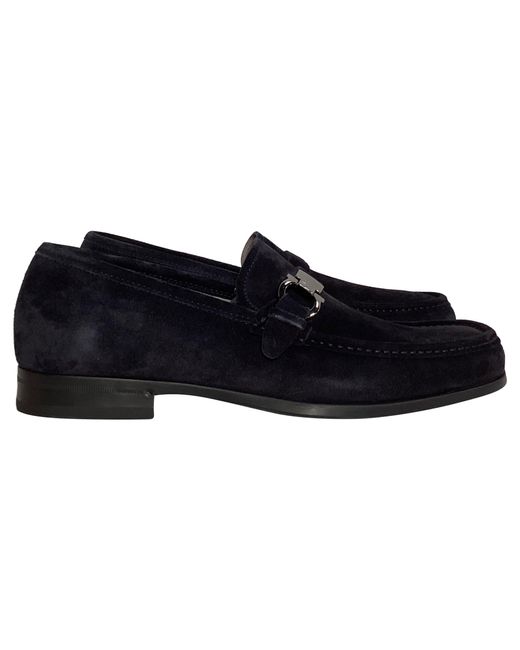Ferragamo Blue Ferragamo Adam Loafers for men