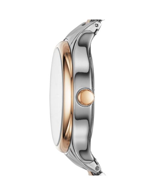 Tri-tone Stainless Steel Watch 