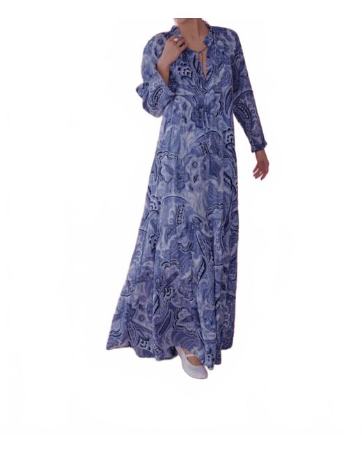 Guadalupe Blue Femme Ceru Dress