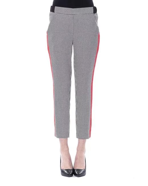 Byblos Gray Viscose Pant