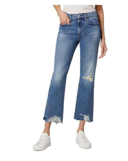 Joe's The Callie Bootcut High Rise Cropped Jeans in Blue Lyst