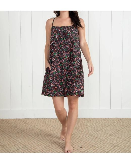 Printfresh Blue Toadstools Cami Nightgown