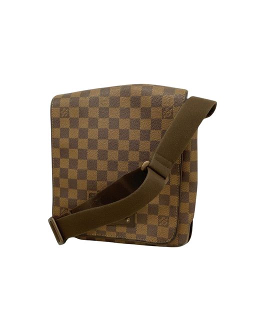 Louis Vuitton Brown Brooklyn Canvas Shoulder Bag (pre-owned)