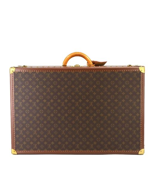 Louis Vuitton Brown Bisten Canvas Travel Bag (pre-owned)