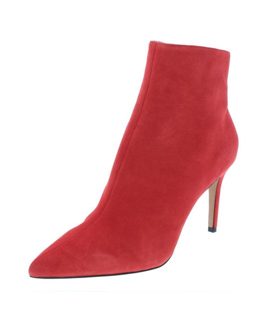 Steve Madden Red Logic Suede Ankle Booties