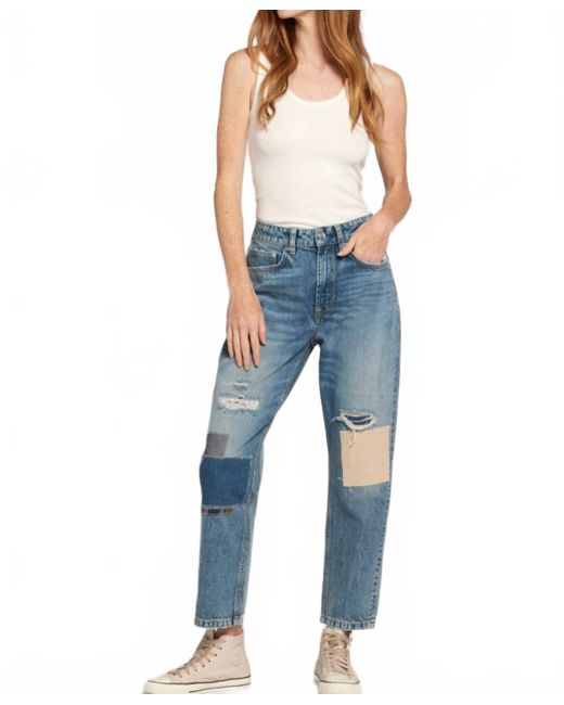 Current/Elliott Blue Boy Genius Boyfriend Jeans