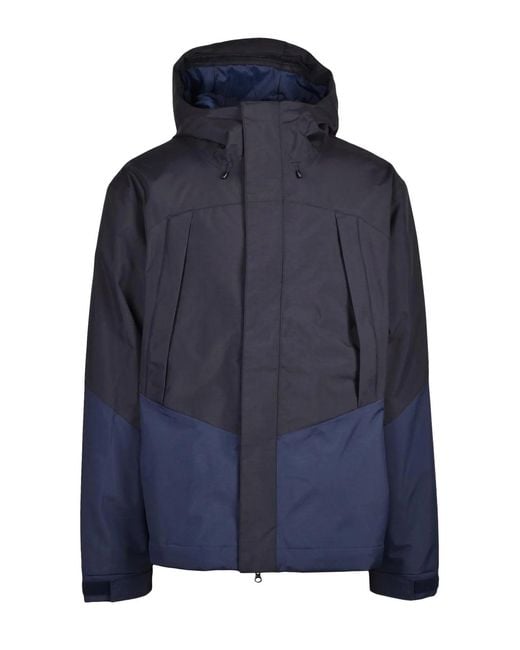 Vans Blue Two-Tone Waterproof Nylon Jacket for men