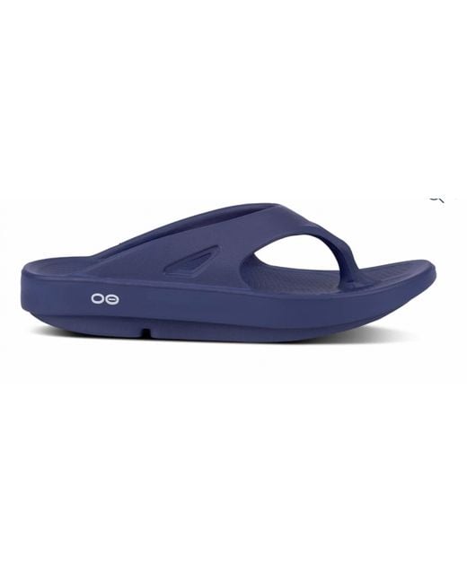 OOFOS Blue Ooriginal Sandal for men
