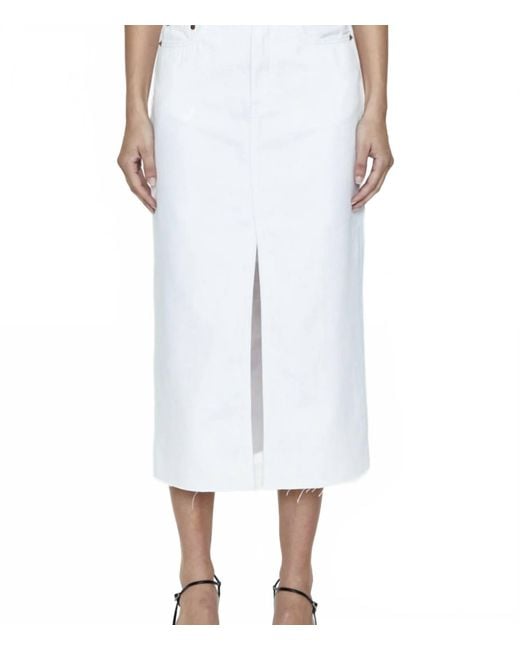 Pistola White Alice Midi Skirt